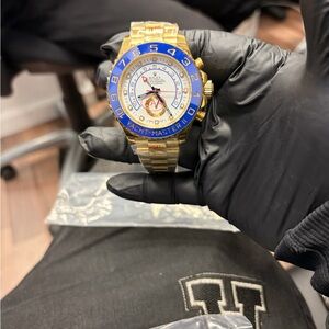 Luxury Rebel Gold and Blue Watch